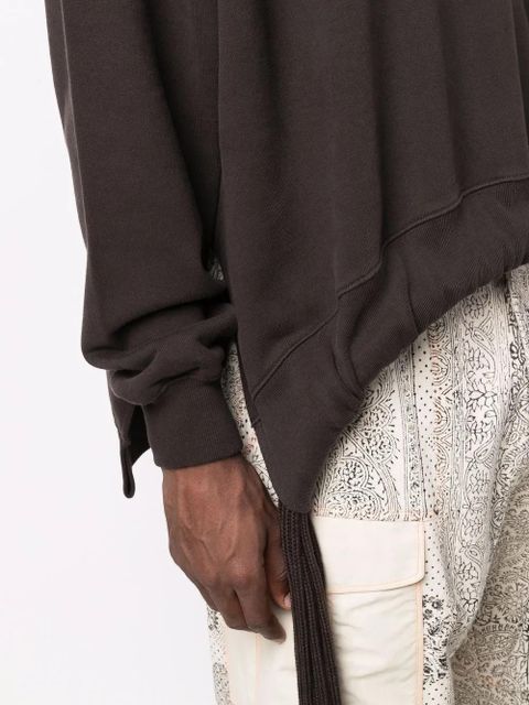 AMBUSH multi-cord crew-neck sweatshirt - Brown