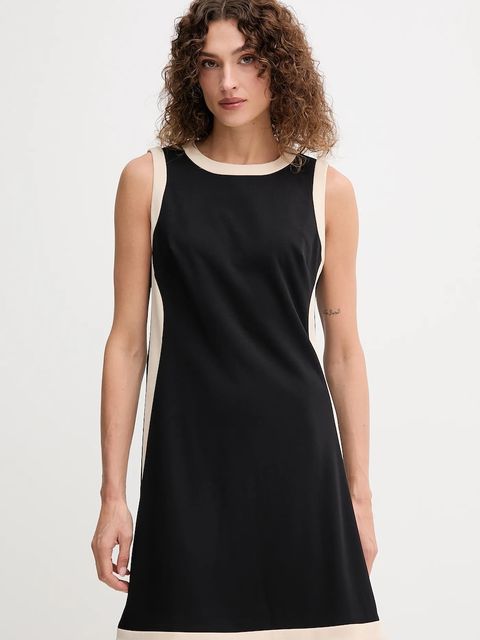 Dkny sukienka kolor czarny mini rozkloszowana DD4D1955 - zdjęcie produktu nr 1