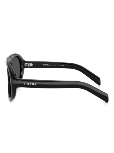 Prada Eyewear navigator-frame sunglasses - Black