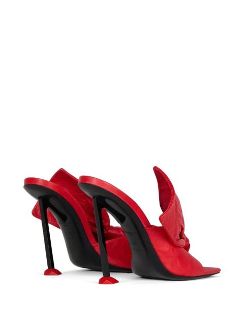 Givenchy Boudoir bow-detail sandals - Red