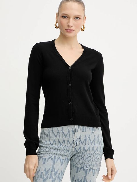 Silvian Heach kardigan LATYA damski kolor czarny lekki GPA25039CD - zdjęcie produktu nr 1