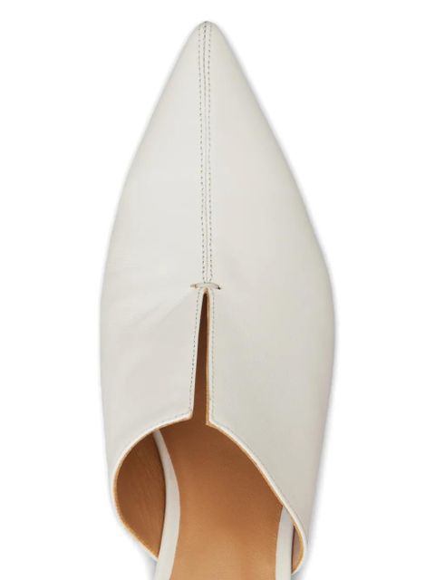 Tod's pointed-toe heeled mules - White