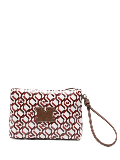 Max Mara patterned clutch bag - White - zdjęcie produktu nr 1