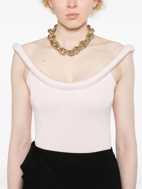 Alexander McQueen 3D-detailing sleeveless top - Pink