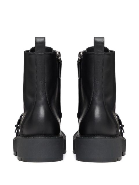 Valentino Garavani 45mm VLogo Signature combat boots - Black - zdjęcie produktu nr 2