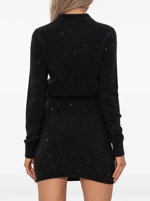Alexander Wang crystal-embellished cardigan - Black