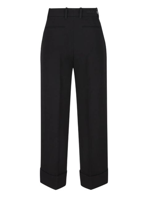 Gucci turn-up hem trousers - Black - zdjęcie produktu nr 2