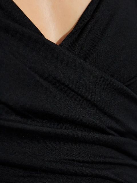 Max Mara Cicladi wrap long-sleeve body - Black - zdjęcie produktu nr 2