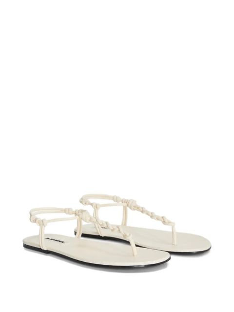 Jil Sander knotted-strap flat sandals - Neutrals - zdjęcie produktu nr 2