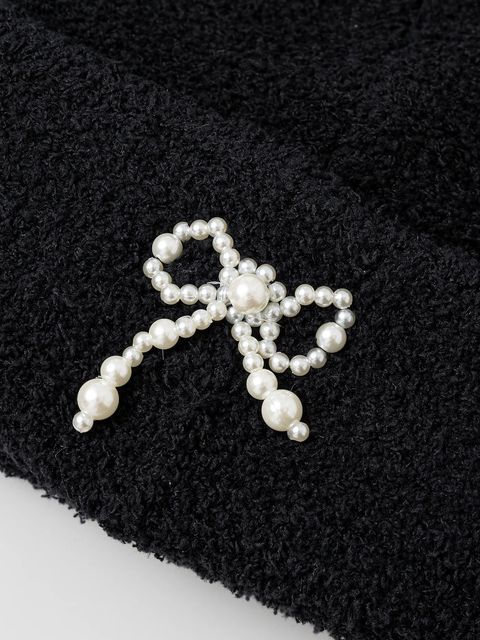 Kangol czapka PEARL BEANIE kolor czarny K3794.BK001