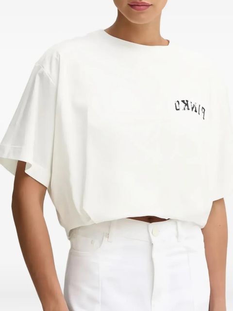PINKO logo-print T-shirt - White - zdjęcie produktu nr 1
