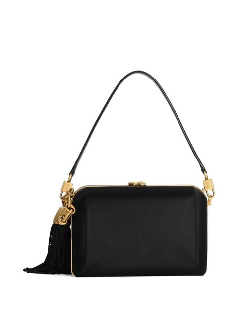 Dolce & Gabbana Dolce box satin and laminated ayers handbag - Black