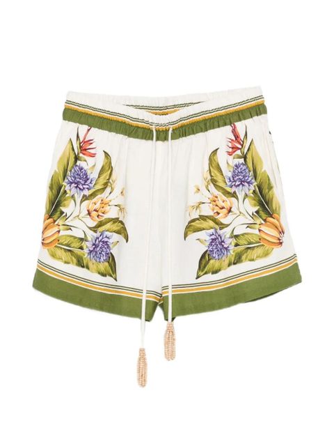 FARM Rio floral-print shorts - Neutrals - zdjęcie produktu nr 1