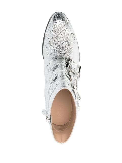 Chloé Susanna short boots - Silver