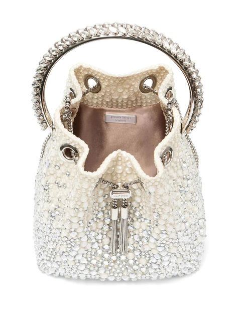 Jimmy Choo Bon Bon bucket bag - Neutrals