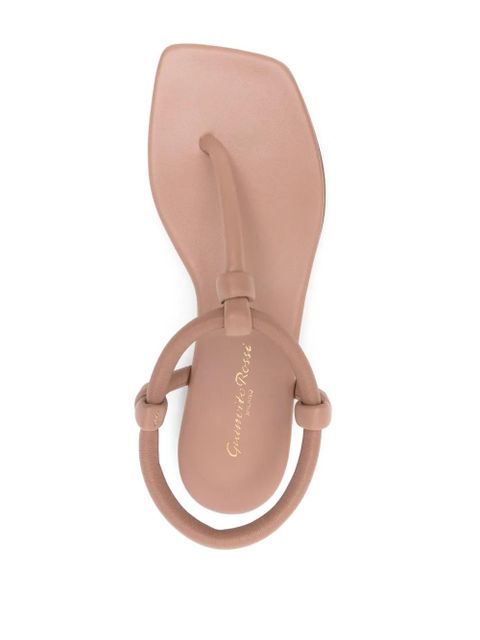 Gianvito Rossi leather flip-flops - Neutrals