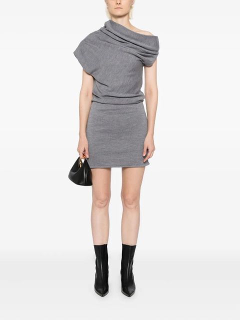 STAUD Mable mini dress - Grey - zdjęcie produktu nr 2