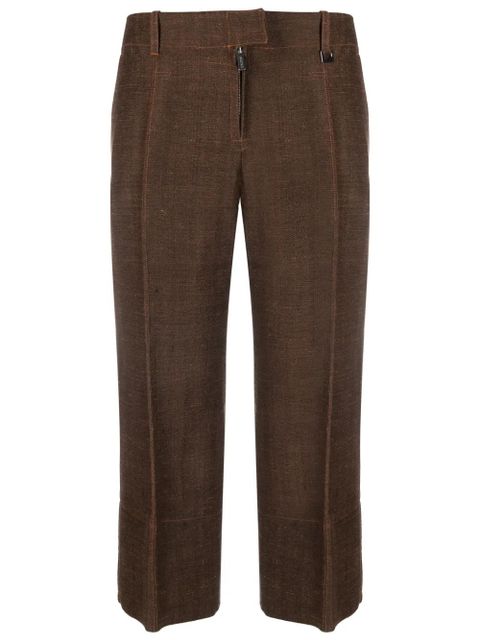 Jacquemus Areia cropped trousers - Brown