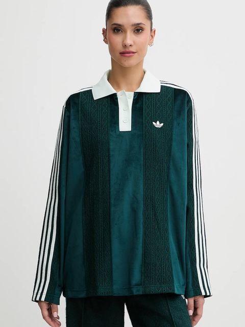 adidas Originals longsleeve kolor zielony KS7796 - zdjęcie produktu nr 1