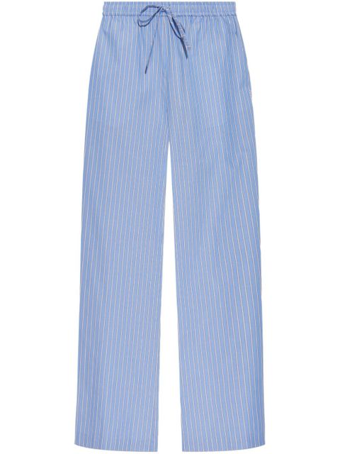 Marni cotton striped trousers - Blue - zdjęcie produktu nr 1