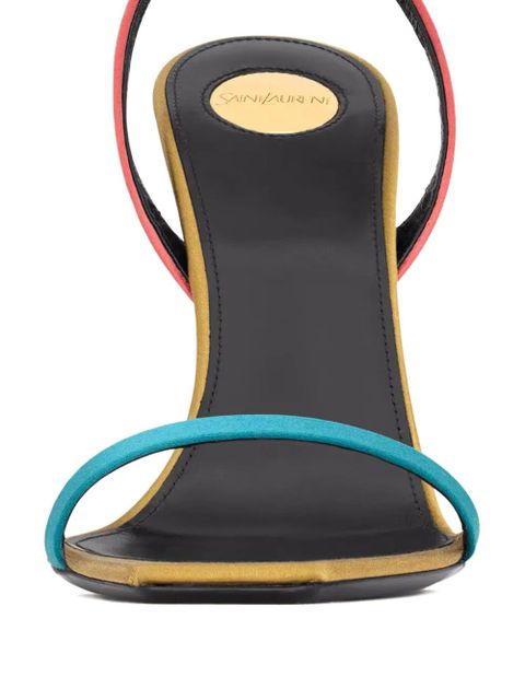 Saint Laurent 110mm Dominique strappy sandals - Blue