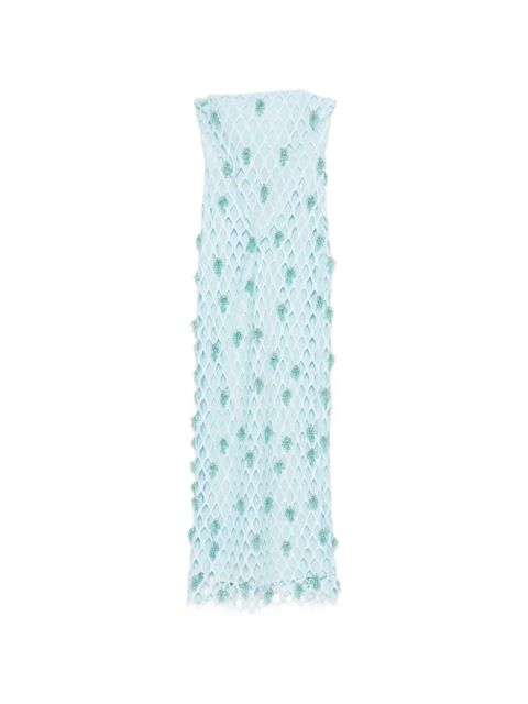 Simkhai beaded strapless maxi dress - Blue - zdjęcie produktu nr 1