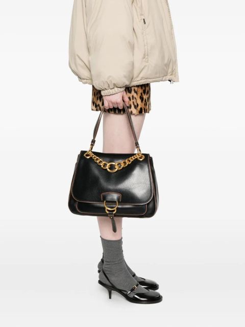 Miu Miu Dahlia shoulder bag - Black - zdjęcie produktu nr 2