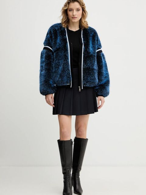 Guess kurtka KATIA kolor granatowy przejściowa W5BL67 W3790 - zdjęcie produktu nr 2