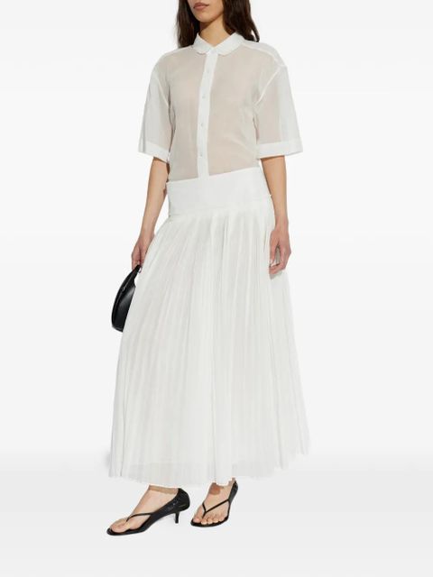 Róhe pleated maxi skirt - White - zdjęcie produktu nr 2