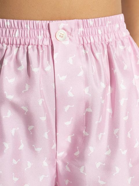 Moschino print shorts - Pink