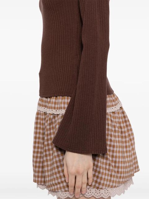 Reformation Millet knit-top - Brown