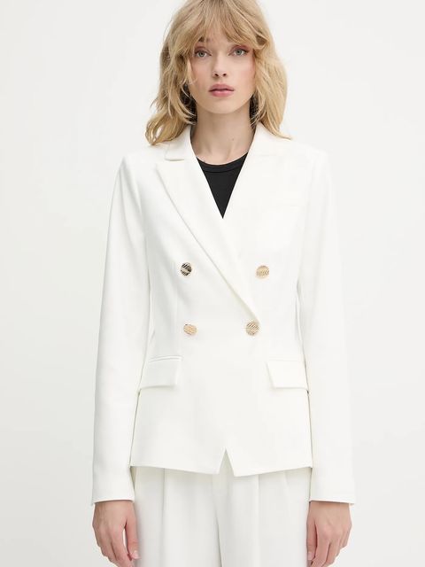 Morgan marynarka kolor biały dwurzędowa gładka VPKY.F - zdjęcie produktu nr 1