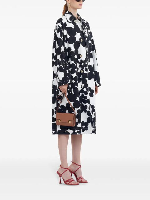Marni floral-print midi dress - Black - zdjęcie produktu nr 2