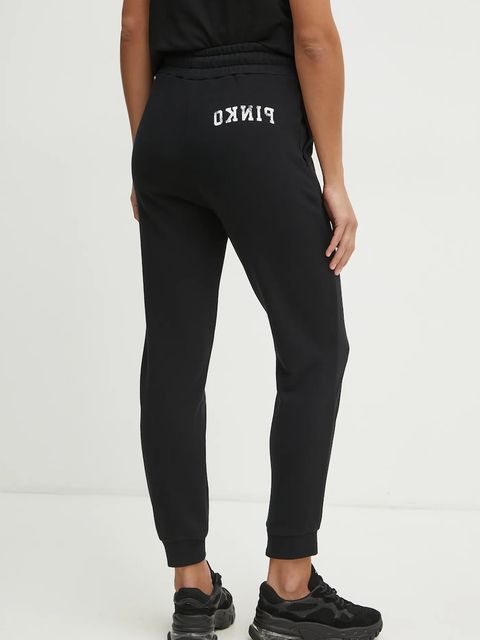 Pinko spodnie dresowe bawełniane