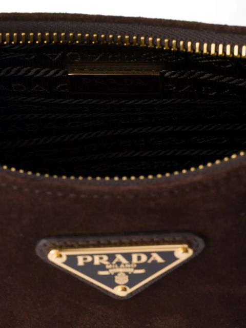 Prada Re-Edition 2005 suede mini-bag - Brown