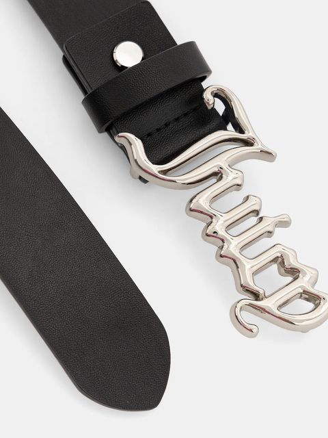 Juicy Couture pasek skórzany JC damski kolor czarny WIJJ98539WL7 - zdjęcie produktu nr 2