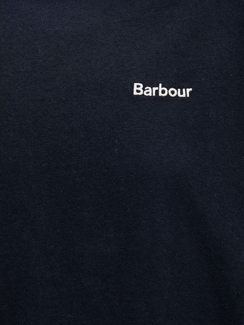 Barbour t-shirt bawełniany JEMA damski kolor granatowy LML0883