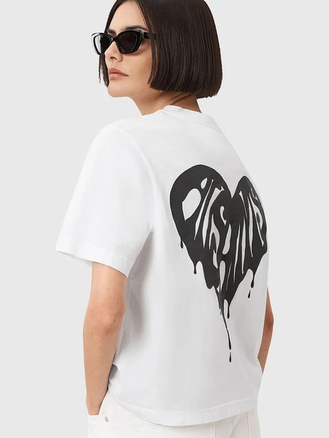 AllSaints t-shirt TRIP damski kolor biały z nadrukiem W033JD - zdjęcie produktu nr 1