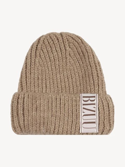 Bizuu czapka z dodatkiem wełny LORRO kolor beżowy LORRO BEŻOWY - zdjęcie produktu nr 2