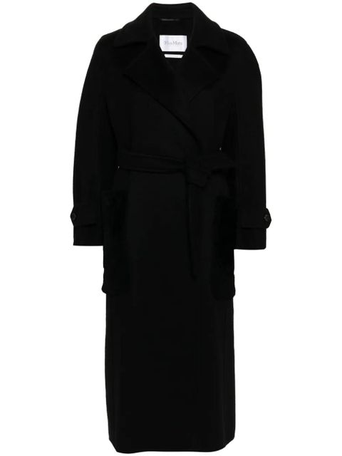 Max Mara Magia belted cashmere coat - Black - zdjęcie produktu nr 1