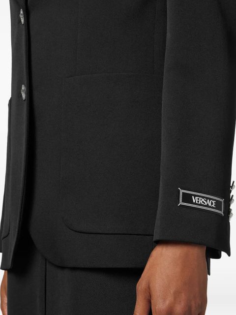 Versace buttoned blazer - Black
