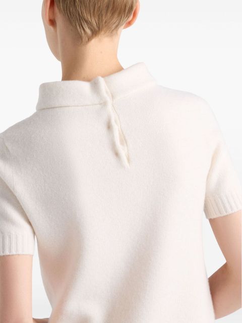 Prada wool knitted top - Neutrals