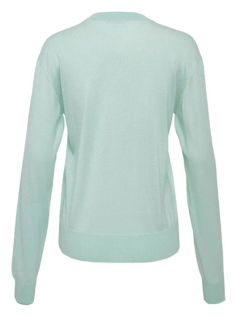 Jil Sander crew-neck cardigan - Green