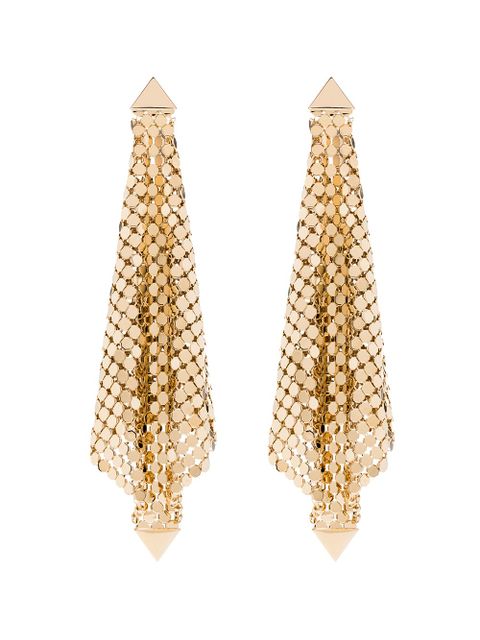 Rabanne gold-tone chain mesh earrings - zdjęcie produktu nr 1