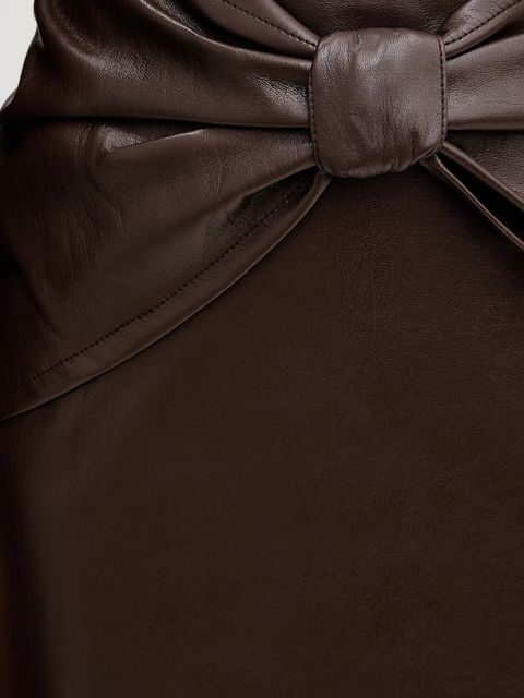 Guess spódnica ALIENOR kolor brązowy mini ołówkowa W5BD75 WGIK0