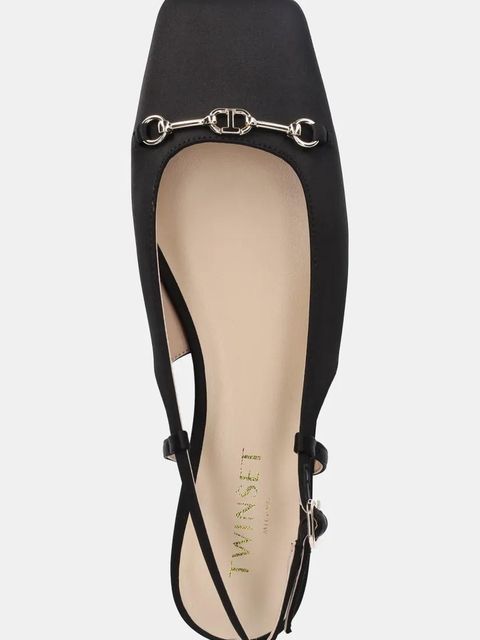 Twinset baleriny kolor czarny z odkrytą piętą 251TCP082 - zdjęcie produktu nr 2