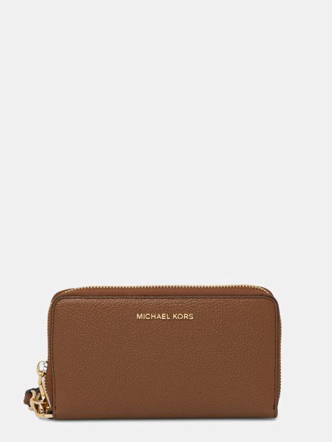 MICHAEL Michael Kors portfel skórzany damski kolor brązowy 32F6GM9E3L