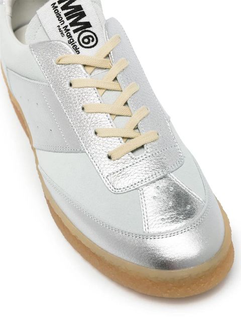 MM6 Maison Margiela Replica low-top sneakers - Silver - zdjęcie produktu nr 2