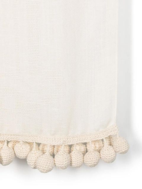 Max Mara pompom-detail scarf - Neutrals - zdjęcie produktu nr 2