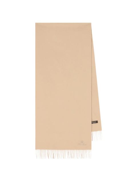 Loro Piana logo-embroidered scarves - Neutrals - zdjęcie produktu nr 1